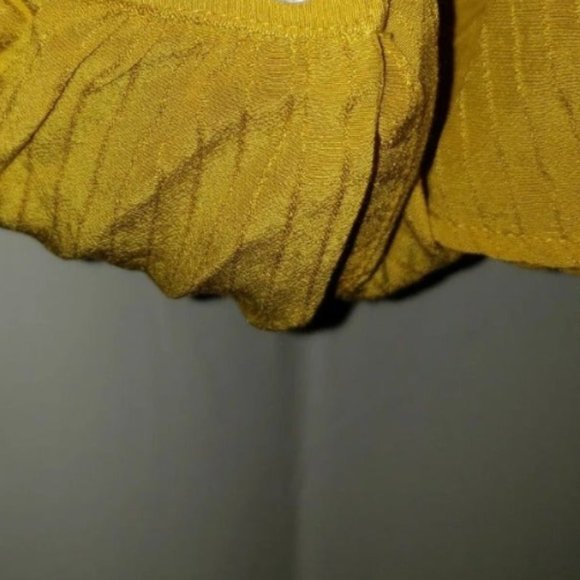 Mustard Yellow Peasant Top - Picture 5 of 10